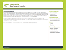 Tablet Screenshot of leenrente-doorlopend-krediet.nl